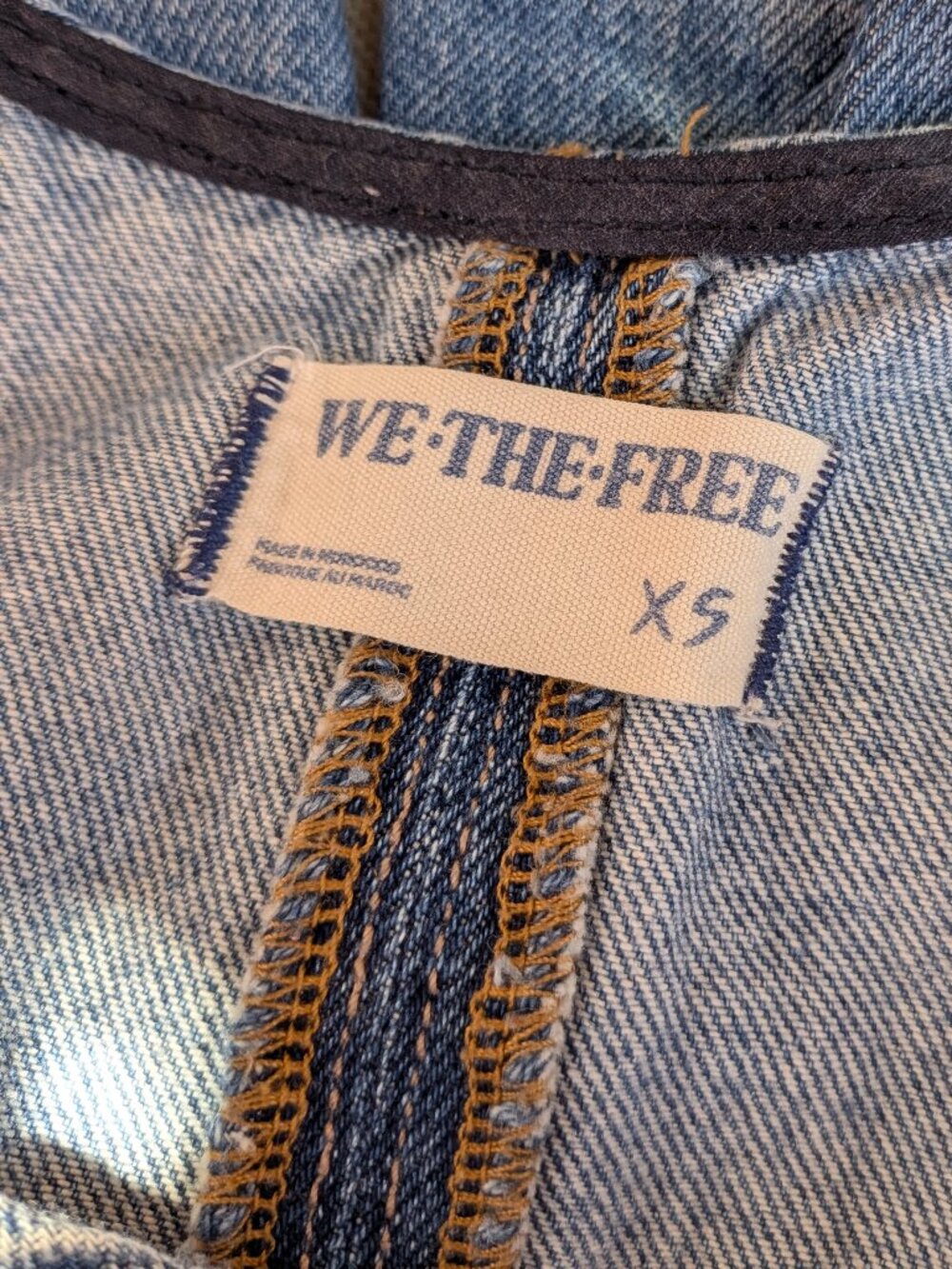 We The Free Free People High Roller Overalls Sz XS - Picture 3 of 4